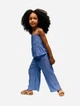 Штани H&M 271031505_blue 134 Блакитний - изображение 2