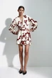 Сукня H&M 271266639 S Кремовий/Бордовий - зображення 1