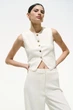 Жилет H&M 271235327_cream XL Кремовый - изображение 1