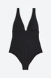 Купальник моделюючий H&M 271017357 46 Чорний - изображение 6