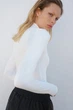 Лонгслів H&M 271238412 S Кремовий - зображення 4
