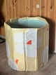 Портативна спа-ванна LY-968 тришарова для гарячої та холодної води жовта - изображение 1