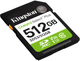 Карта пам'яті Kingston Canvas Select Plus Gen3 SDXC 512GB Class 10 UHS-I U3 V30 (SDS3/512GB) - зображення 2