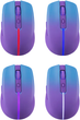 Mysz Defender Mystery MM-301 LED Wireless/Bluetooth 4D Violet (4745090825442) - obraz 7