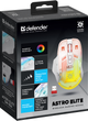 Mysz Defender Astro Elite GM-056 LED Wireless White (4745090826470) - obraz 5