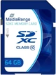 Карта памяти MediaRange SDXC 64GB Class 10 (4260283116874) - изображение 1