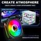 Корпусный вентилятор UPSIREN UF-1 PRISM 4 PRO Black 120 мм 4-pin PWM 5V 3-pin ARGB Чёрный (1016-141-00) - изображение 3
