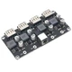 Модуль быстрой зарядки BauTech 12 В 24 В до QC3.0 с четырьмя USB-портами Чёрный (1015-046-00) - зображення 5
