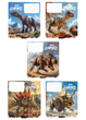 Комплект 5 шт. учнівських зошитів Dino empire. Зошит Школярик 12 арк. у клітинку 3490 4820006470432 - изображение 1