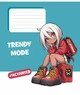 Комплект 5 шт учнівських зошитів Trendy mode. Зошит Школярик 18 арк. у клітинку 3564 4820006472429 - изображение 4
