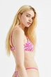Набор трусиков H&M стринги thongs M 3 шт black pink черный розовый 0164 - изображение 4