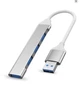 USB 3.0 хаб UHUB Silv На 4 порта - изображение 1