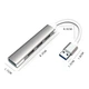USB 3.0 хаб UHUB Silv На 4 порта - изображение 2