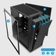 Корпус для игрового ПК MARVO CA-123 (356*200*440MM) Черный - изображение 6