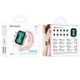 Смарт годинник Hoco Y32 з функцією дзвінка, BT5.3, IP67, 225mAh, pink - зображення 8
