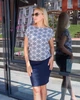 Спідниця INEDIT 0049 Dark-Blue M - изображение 8