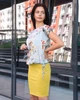 Спідниця INEDIT 0049 Mustard M - изображение 1