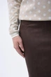 Спідниця INEDIT 0088-1 3XL Dark-Brown - зображення 4