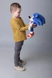 Мягкая плюшевая игрушка Соник 40см, игрушка Sonic из мультфильма, Синий - изображение 3