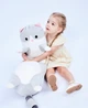 Мягкая плюшевая игрушка Кот Батон 150 см, детская длинная игрушка подушка, Серый - изображение 3