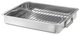 Forma do pieczenia IKEA KONCIS z grilem stal nierdzewna 40 x 32 cm (100.990.53) - obraz 1