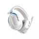 Геймерська бездротова (Bluetooth + 2,4G) гарнітура MCHOSE S9 Pro, 7.1, RGB, PC/PS4/PS5/Switch/Xbox White/Білі (MC-S9-6) - изображение 3