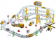 Tor wyścigowy LEAN Toys Rail Racing z metalowymi samochodami 1472 (5905884458617) - obraz 2