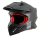 Мотошлем AXOR X-Cross SC Black/Red Матовый, размер M. - изображение 1