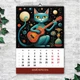 Календар настінний перекидний El Gato Gomez Кіт 13 аркушів ENTERSTORE 42х29.7 см (ART 250141) - зображення 10