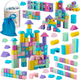 Drewniane klocki edukacyjne Ricokids RK-871 100 elementów (5903890623241) - obraz 2