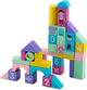 Drewniane klocki edukacyjne Ricokids RK-871 100 elementów (5903890623241) - obraz 4