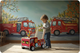 Drewniany chodzik pchacz Ricokids Straż pożarna RK-873 (5903890623289) - obraz 10