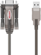 Kabel Unitek USB Type-A - RS232 2 m Gray (Y-1105D01) - obraz 1