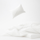 Комплект постільної білизни Mirson Сімейний 2x143x210 см 001 White Soft Touch of Satin (2200011275888) - зображення 4