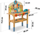 Дерев'яна майстерня з інструментами Ricokids RK-876 (5903890623319) - зображення 9