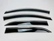 Дефлектори вікон (вітровики) для Chevrolet Equinox 2017-2024 з нерж. хром полоскою (HAWK) - зображення 2