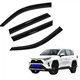Дефлекторы окон (ветровики) для Toyota RAV4 2019-2025 накладні (HAWK) - изображение 1