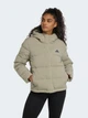 Пуховик зимний женский Adidas Helionic Climawarm JX3027 S Светлый хаки (4068811675516) - изображение 1