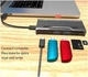 Внешний карман Flyjie A600 для NVMe (PCIe) M2 SSD USB 3.1 Type-C с USB хабом и картридером чёрный - изображение 10