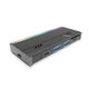 Внешний карман Flyjie A600 для NVMe (PCIe) M2 SSD USB 3.1 Type-C с USB хабом и картридером чёрный - изображение 14