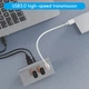 Мережева карта Deepfox U1 Gigabit USB Type A RJ45 HUB Ethernet LAN адаптер мережевий 1000 Мбіт/с - зображення 7