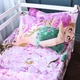Простынь MirSon Евро 200x220 см 17-0791 Frozen pink Бязь (2200011426013) - изображение 1