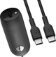 Ładowarka samochodowa Belkin BoostCharge 30W USB-C + USB-C Cable Black (CCA004BT1MBK-B6) - obraz 5