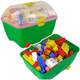 Zestaw klocków w walizce LeanToys 180 elementów 26842 (5905991075493) - obraz 2