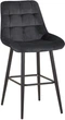 Стул барный Nowy Styl NICOLE ordf HN HOKER BLACK (BOX-1) SQR PUMA-04 - изображение 1