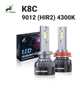 Автолампи DAWN KNIGHT K8C 9012 (HIR2) 4300K з обманкою (Canbus), комплект 2 шт - зображення 1