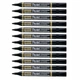 Перманентний маркер Pentel чорний 12 шт. N850 - зображення 1