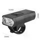 Фара велосипедна F0-60-2T6, waterproof, Li-Ion аккум-р, ЗУ Type-C - изображение 2