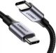 Кабель Type-C на Type-C UGREEN US316 Cable Aluminum Case with Braided (1.5m, 100W, 5A). Gray - изображение 3