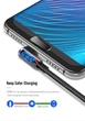 Кабель USB на Type-C Г-образный UGREEN US284 Right Angle (3m, 18W, 3A). Gray - изображение 9